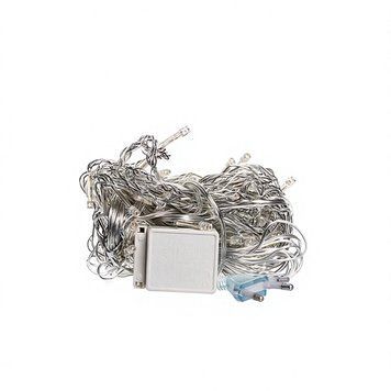 Новорічна гірлянда штора 1,5х1,5 м 64 LED білий провід Білий ZWM1564LEDW ZWM1564LEDW фото