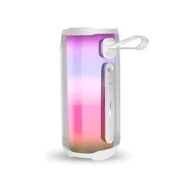 Портативна колонка 8 Вт з підсвічуванням і USB Білий PULSE5W 1877478423 фото