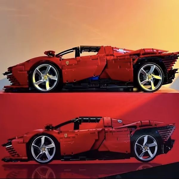 Конструктор Суперкар Ferrari Daytona SP3 Червоний Ферарі 1020 фото