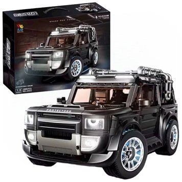 Конструктор Land Rover Defender Ленд Ровер Дефендер чорний 1028 фото