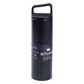 Термос металевий 500 мл Bottle Sport з вакуумною ізоляцією чорний HPGM5009B HPGM5009B фото