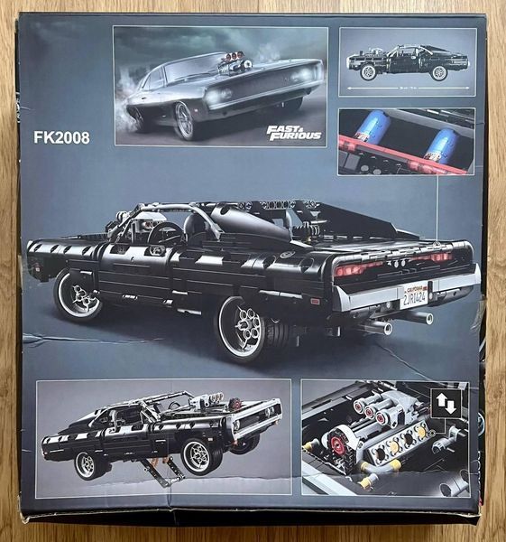 Конструктор Dodge Charger Домініка Торетто 1077 деталей 1029 фото