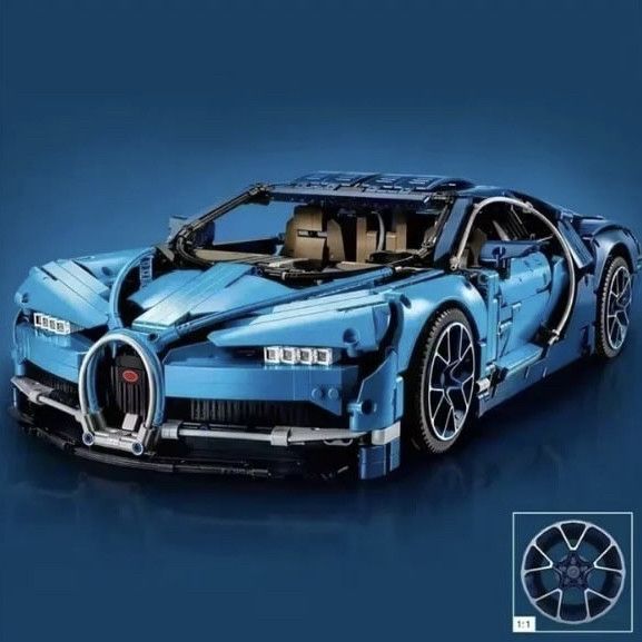 Конструктор Суперкар Bugatti Chiron бугатті автомобіль 1011 фото