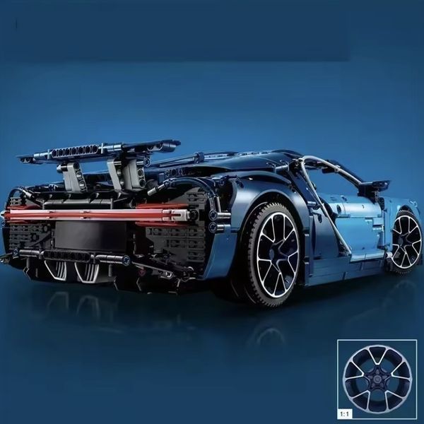 Конструктор Суперкар Bugatti Chiron бугатті автомобіль 1011 фото