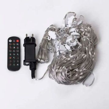 Розумна гірлянда Smart штора 400 LED 3*3 м з керуванням зі смартфона, мультиколор W006SH W006SH фото