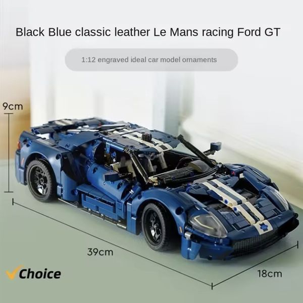Конструктор Суперкар Ford GT 2022 Форд Джити машина перегони 1016 фото