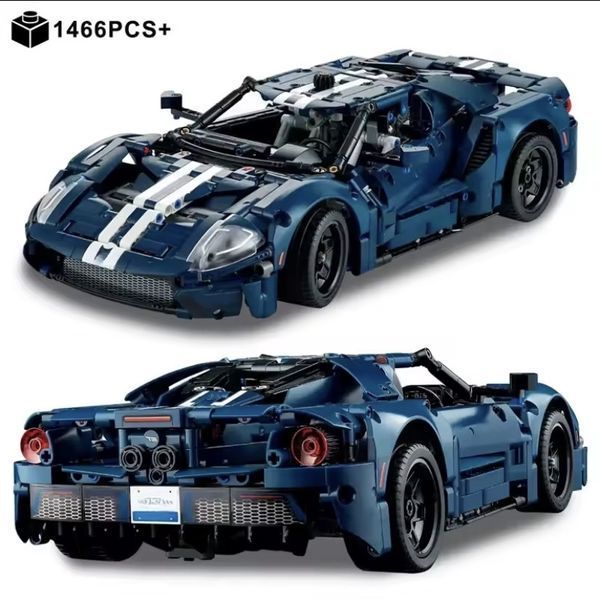 Конструктор Суперкар Ford GT 2022 Форд Джити машина перегони 1016 фото