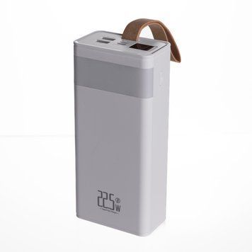 Повербанк 30000 mAh зі швидким заряджанням і ліхтариком 22.5 Вт powerbank заряджання для телефона ґаджетів Білий HP-N50 HP-N50 фото