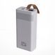Повербанк 30000 mAh зі швидким заряджанням і ліхтариком 22.5 Вт powerbank заряджання для телефона ґаджетів Білий HP-N50 HP-N50 фото 1