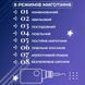 Гірлянда світлодіодна штора GarlandoPro зірка і місяць 108LED 3х0,9 м гірлянда зірка Білий 1733059W 1961265782 фото 5