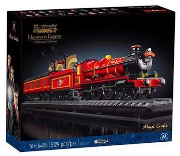 Великий червоний конструктор Hogwarts Train серія Гаррі Поттер 1061 фото
