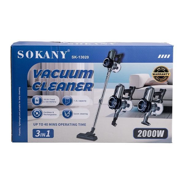 Пилосос вертикальний 3 в 1 2000 Вт Sokany SK-13020 SK-13020 фото