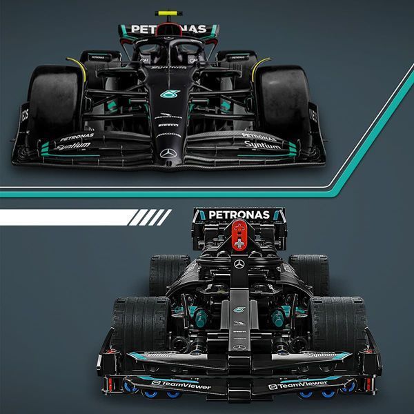 Конструктор чорний  Mercedes-AMG F1 W14  з механізмом Pull-Back 1024 фото