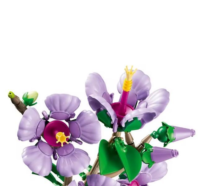 Конструктор Hibiscus flowers квітка у вазоні 1005 фото