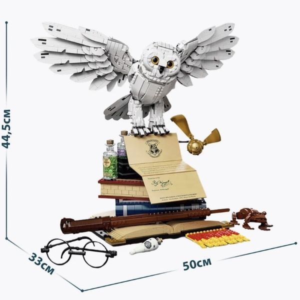 Конструктор Harry Potter Символи Гоґвортсу Гаррі Поттер Сова Букля 1076 фото